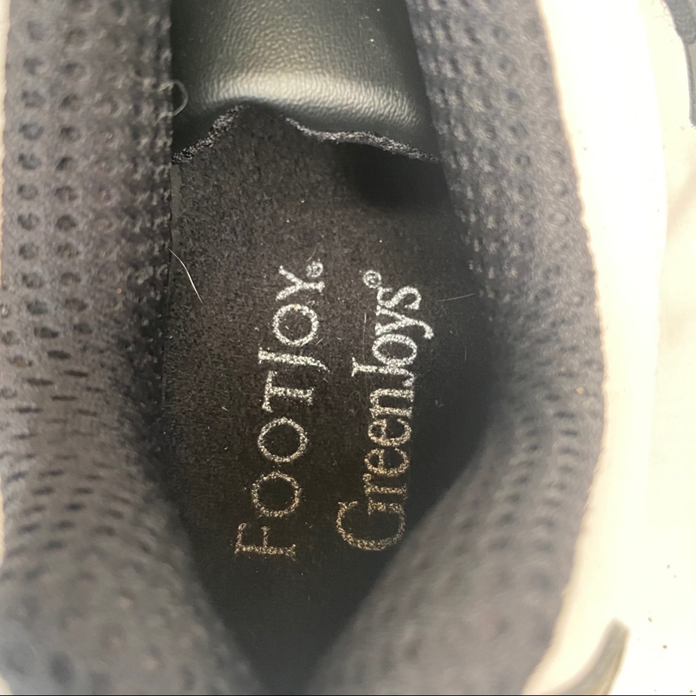 Footjoy Mens GreenJoys Leather Saddle Golf Shoes - Picture 7 of 9